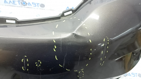Bara față goală Nissan Murano z52 15-18 dorest roșu partea dreaptă ruptă, elemente de fixare rupte, rupturi, tăiate, zdrobite