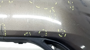 Bara față goală Nissan Murano z52 15-18 dorest roșu partea dreaptă ruptă, elemente de fixare rupte, rupturi, tăiate, zdrobite
