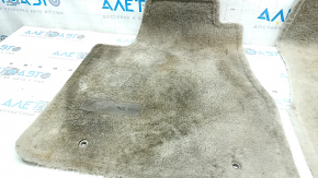 Комплект ковриков салона ткань Lexus RX300 RX330 RX350 RX400h 04-08 серый, под химчистку