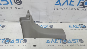 Накладка проема багажника левая Lexus RX300 RX330 RX350 RX400h 04-08 серая, царапины
