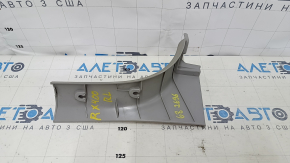Накладка проема багажника левая Lexus RX300 RX330 RX350 RX400h 04-08 серая, царапины