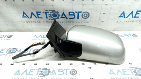 Зеркало боковое левое в сборе Lexus RX330 RX350 RX400h 04-09 11 пинов, подогрев, серебро, царапины