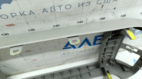 Накладка центральной консоли верхняя Lexus RX300 RX330 RX350 RX400h 04-08 серая, вставки под дерево, надломы креплений