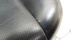 Водительское сидение Nissan Murano z52 18-24 без airbag, электро, кожа черная, перфорация, белая строчка, повреждение водой рабочее, трещины, под чистку