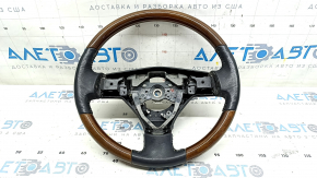 Руль голый Lexus RX300 RX330 RX350 RX400h 04-09 черная кожа, с деревом, царапины, под чистку