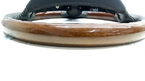 Руль голый Lexus RX300 RX330 RX350 RX400h 04-09 черная кожа, с деревом, царапины, под чистку