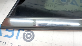 Aerisire din sticlă oarbă spate dreapta Nissan Murano z52 15- crom, nuanțat, zgârieturi pe crom