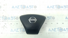 Подушка безопасности airbag в руль водительская Nissan Murano z52 15-23 черная, ржавый пиропатрон