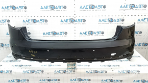 Bara spate goala Audi A4 B9 18- S-Line pentru 4 senzori de parcare, grafit, fara dop carlig de remorcare, zgarieturi, zgarieturi, fisura la prindere