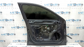 Дверь в сборе передняя левая Audi A4 B9 17-18 графит LX7L, keyless, тычки