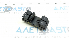 Управление стеклоподъемником передним левым VW CC 08-17 4 auto, черное, потерты кнопки