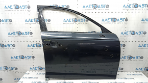 Дверь голая передняя правая Audi A4 B9 17-18 графит LX7L, вмятина, тычки