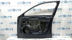 Дверь голая передняя правая Audi A4 B9 17-18 графит LX7L, вмятина, тычки