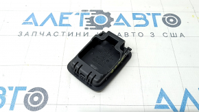Заглушка крюка крепления детского кресла Audi A4 B9 17-25 черная, в полке