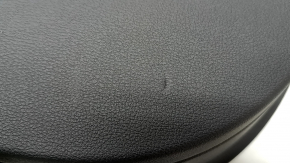 Cartela ornamente usi fata dreapta Audi A4 B9 17-19 negru, cotiera piele neagra, insertie piele neagra, Bang and Olufsen, dent, rupere