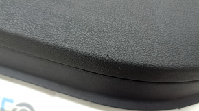 Cartela ornamente usi fata dreapta Audi A4 B9 17-19 negru, cotiera piele neagra, insertie piele neagra, Bang and Olufsen, dent, rupere