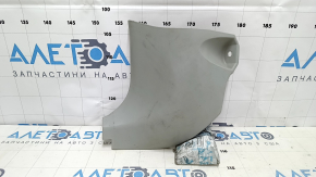 Decorație stâlp stânga jos față Toyota Prius V 12-14 gri, zgârieturi