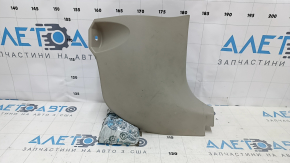 Decorație stâlp stânga jos față Toyota Prius V 12-17 bej, zgârieturi
