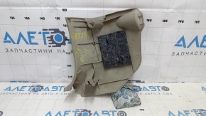 Накладка передней стойки нижняя правая Toyota Prius V 12-17 бежевая, царапины, потертости