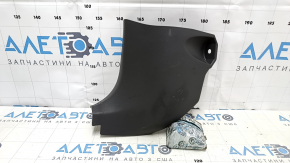 Накладка передней стойки нижняя левая Toyota Prius V 12-14 темно-серая, потерта