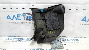 Decorație stâlp dreapta jos față Toyota Prius V 12-14 gri închis, zgârieturi