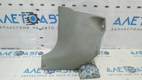 Накладка передней стойки нижняя левая Toyota Prius 30 10-11 серая, потерта, царапины, под чистку