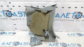 Накладка передней стойки нижняя левая Toyota Prius 30 10-11 серая, потерта, царапины, под чистку