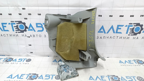 Накладка передней стойки нижняя левая Toyota Prius 30 10-11 серая, потерта, царапины, под чистку