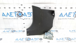 Decorație stâlp stânga jos față Toyota Prius 30 10-15 gri închis, zgârieturi