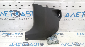 Decorație stâlp stânga jos față Toyota Prius 30 10-15 gri închis, zgârieturi