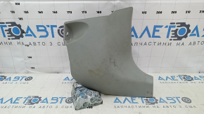 Decorație stâlp dreapta jos față Toyota Prius 30 10-15 gri, uzată, zgâriată, necesită curățare