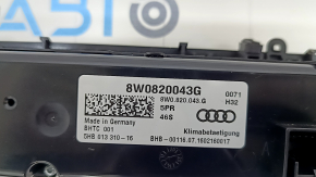 Управление климат-контролем Audi A4 B9 17-25 с подогревом, царапины