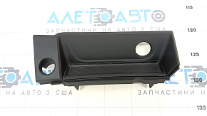 Decorație consola centrală față Audi A4 B9 17-19 neagră, pentru brichetă, acoperire decojită