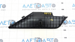 Накладка центральной консоли передняя левая Audi A4 B9 17-25 черная, с заглушкой