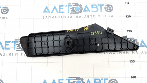 Накладка центральной консоли передняя правая Audi A4 B9 17-25 черная, с заглушкой, царапины