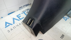 Capacul stâlpului frontal stânga jos Toyota Prius 50 16- negru, uzat