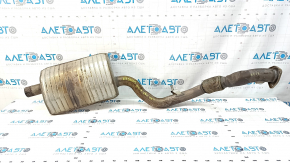 Teava de esapament Audi A4 B9 17- 2.0T tip 2, plasa rupta, ruginita