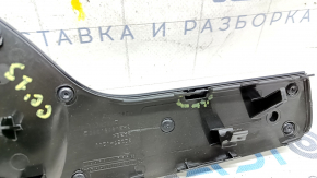 Накладка передней панели обрамления щитка приборов VW CC 13-17 серая, потерта, сломаны крепления