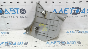 Decorație stâlp dreapta jos față Toyota Camry v50 12-14 usa gri deschis, abraziune, zgârieturi