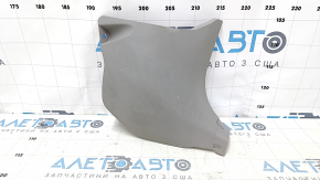Decorație stâlp dreapta jos față Toyota Camry v50 12-14 usa gri, abraziune, zgârieturi, plastic albit
