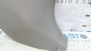 Decorație stâlp dreapta jos față Toyota Camry v50 12-14 usa gri, abraziune, zgârieturi, plastic albit