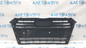 Решетка радиатора grill голая Audi A4 B9 17-19 мат, без эмблем