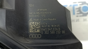 Фара передняя правая в сборе Audi A4 B9 17-19 Full LED, песок, паутинка