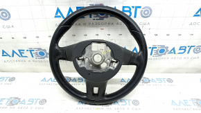Руль голый VW CC 08-17 кожа черная, царапины, потерт