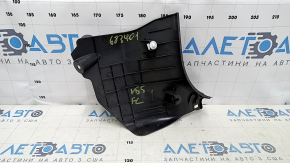 Decorație stâlp stânga jos față Toyota Camry v55 15-17 usa negru, zgârieturi