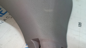 Накладка передней стойки нижняя левая Toyota Camry v55 15-17 usa серая, царапины, побелел пластик