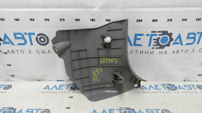 Накладка передней стойки нижняя левая Toyota Camry v55 15-17 usa серая, царапины, побелел пластик