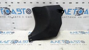 Накладка передней стойки нижняя левая Toyota Camry v55 15-17 usa черная, царапины, побелел пластик