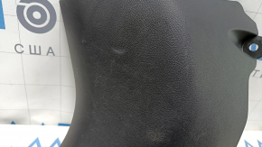 Decorație stâlp stânga jos față Toyota Camry v55 15-17 usa negru, zgârieturi, plastic albit