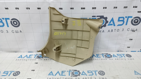Накладка передней стойки нижняя правая Toyota Camry v55 15-17 usa бежевая, потертость